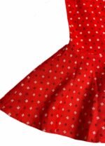 Red Patterned Tee - ref 230 - Resale item - Approx 6-8