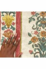 Fabric Ref 1430 - Panelled Floral Cotton