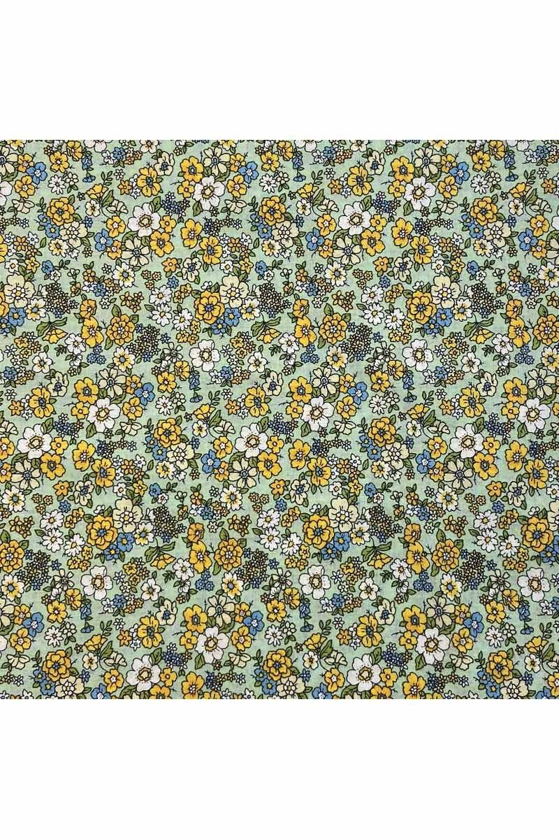 FABRIC REF 1702 - FLORAL COTTON