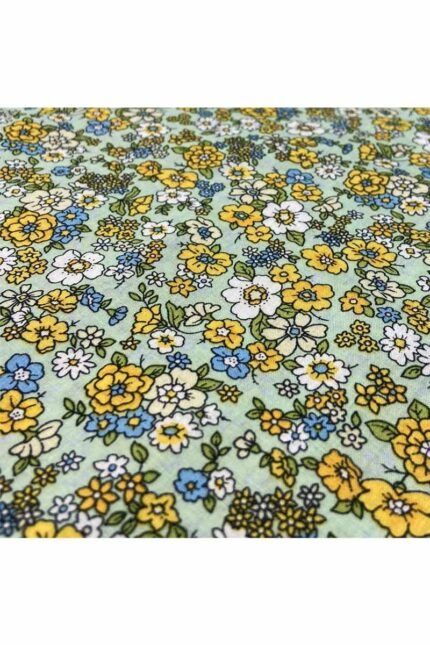 FABRIC REF 1702 - FLORAL COTTON
