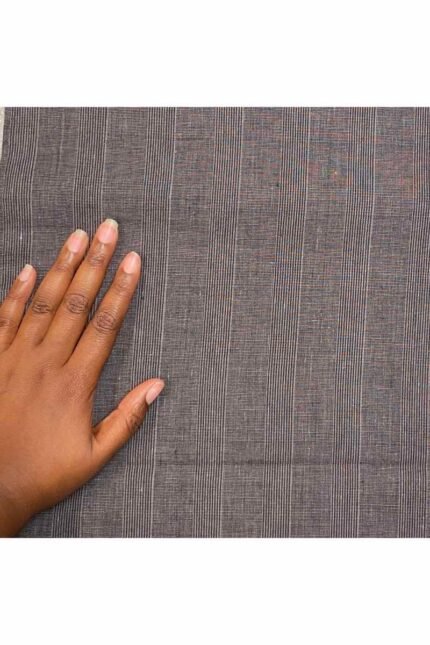 FABRIC REF 2489 - CHECK LINEN