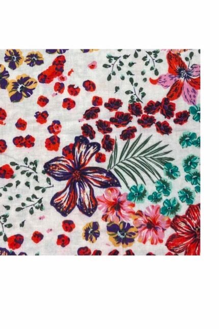 Fabric Ref 2620 - Floral Cheesecloth Cotton