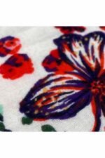 Fabric Ref 2620 - Floral Cheesecloth Cotton