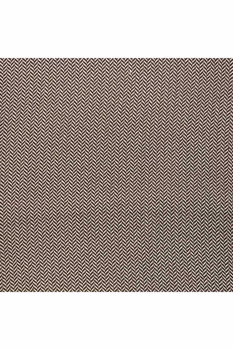 Fabric Ref 2812 - Brown Herringbone Weave Cotton Mix