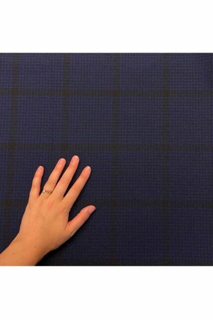 Fabric Ref 2879 - Check Synthetic Mix