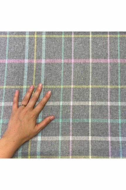 Fabric Ref 3175 - Check Synthetic Mix