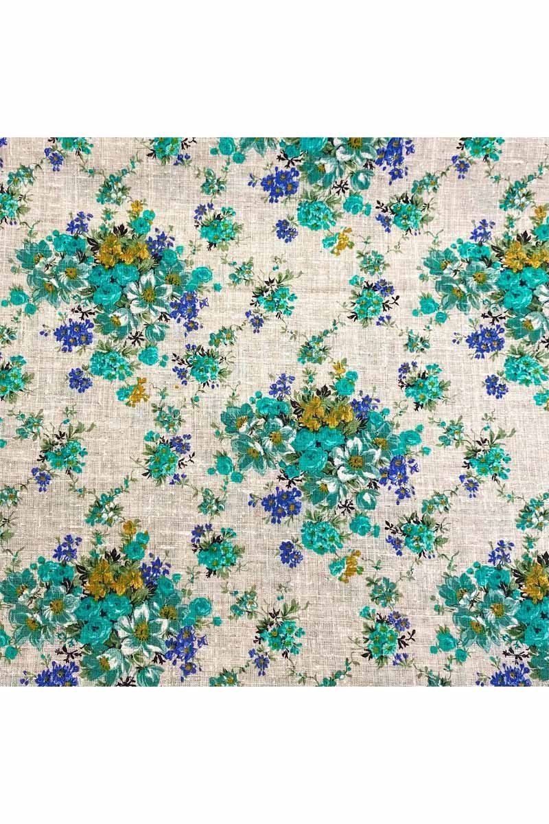 Fabric Ref 3423 - Floral Linen
