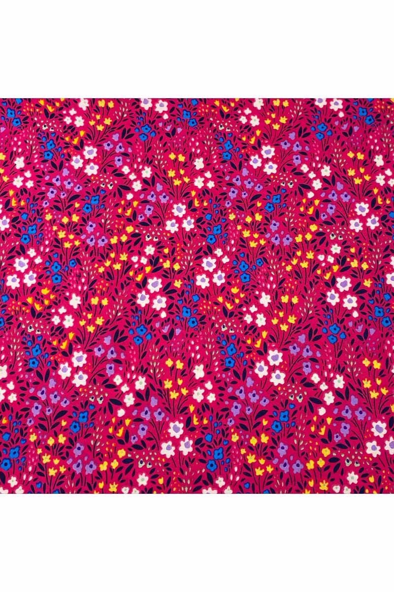 Fabric Ref 3518 - Floral Viscose Mix