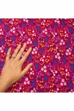 Fabric Ref 3518 - Floral Viscose Mix