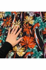 Fabric Ref 3581 - Floral Viscose