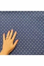 Fabric Ref 3614 - Geometric Denim