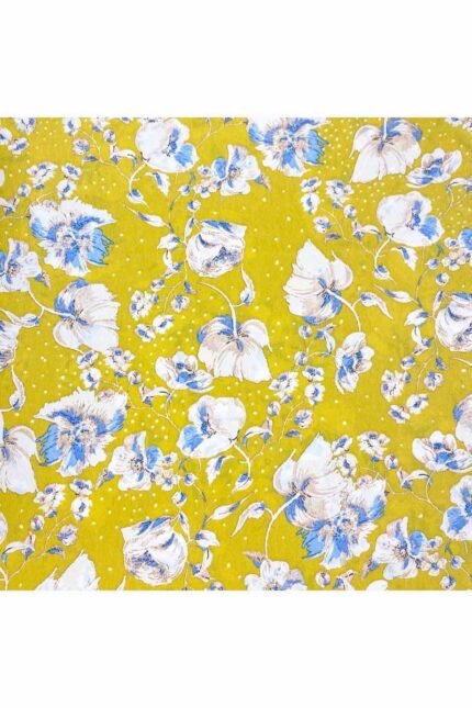Fabric Ref 3780 - Floral Crepe Viscose Mix