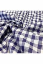 Fabric Ref 3833 - Purple Gingham Cotton