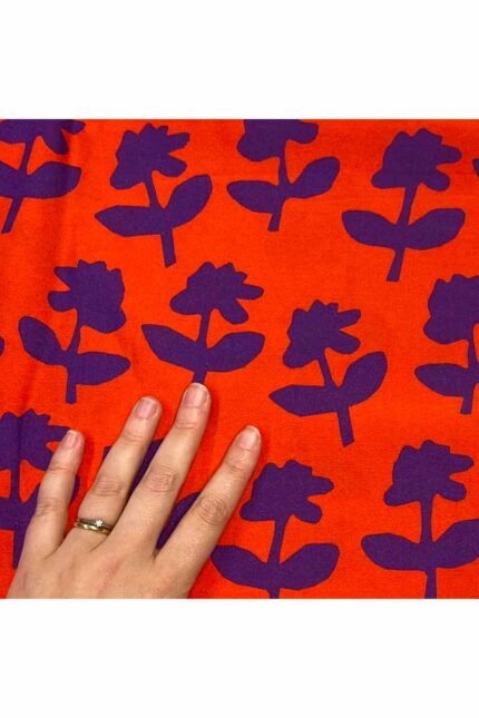 Fabric Ref 3834 - Floral Viscose