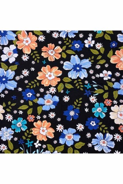 Fabric Ref 3901 - Floral Viscose