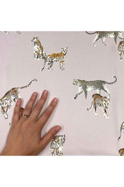 Fabric Ref 4007 - Leopard Satin