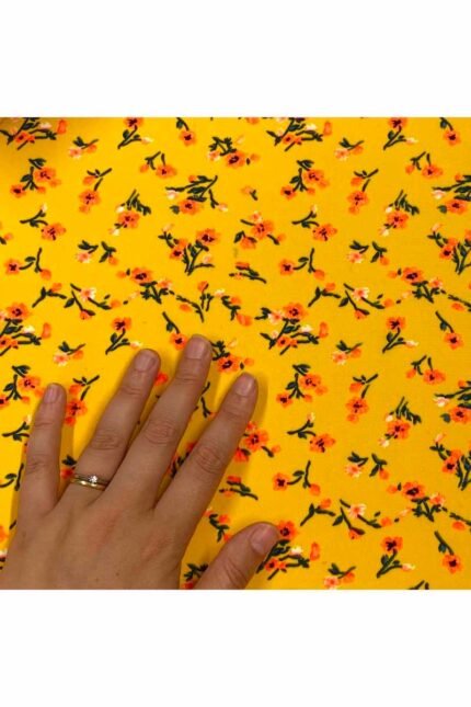 Fabric Ref 4080 - Floral Viscose Mix