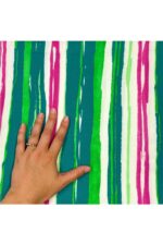 Fabric Ref 4114 - Stripe Viscose