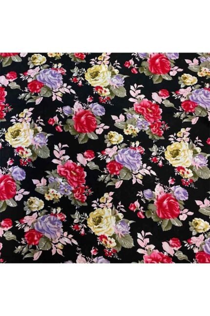 Fabric Ref 4155 - Floral Viscose
