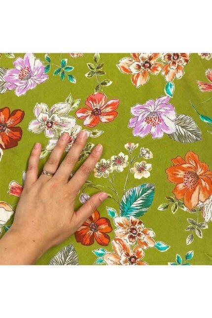 Fabric Ref 4164 - Floral Viscose