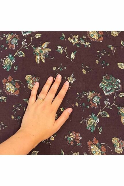 Fabric Ref 4166 – Floral Viscose