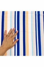 Fabric Ref 4172 - Stripe Viscose Mix