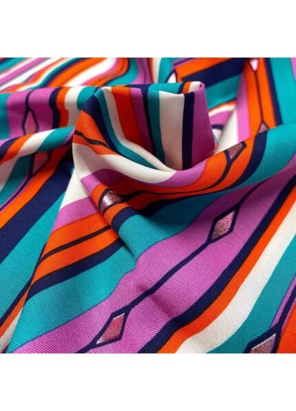 Fabric Ref 5237 - Stripe Viscose