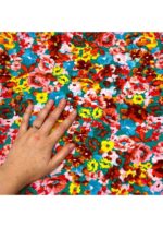 Fabric Ref 5241 - Floral Viscose Mix