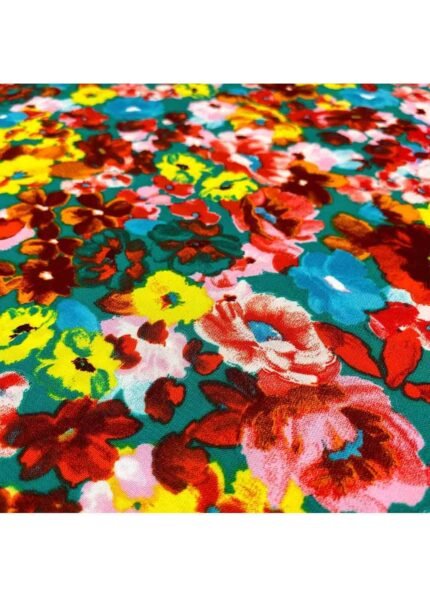 Fabric Ref 5241 - Floral Viscose Mix