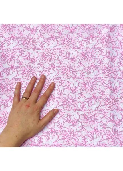 Fabric Ref 5254 - Sparkly Floral Cotton