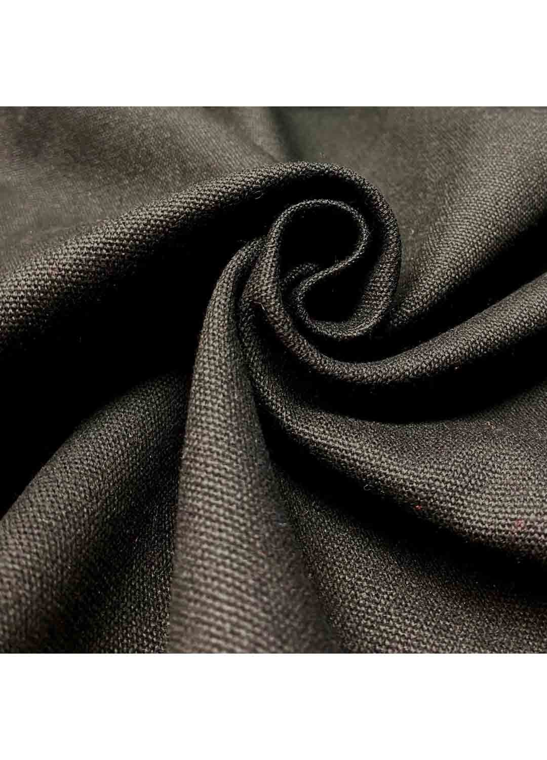 Fabric Ref 5266 – Black Canvas Cotton