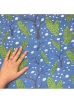 Fabric Ref 5299 - Snow And Trees Viscose