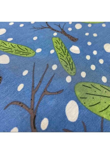 Fabric Ref 5299 - Snow And Trees Viscose