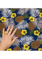 Fabric Ref 5300 - Pineapple Viscose Mix