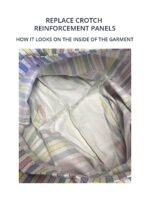 Replace crotch panels only - alteration to existing Emperor's garment