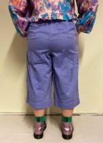 Pale blue cotton culottes - ref 167 - Resale item - Approx UK 12-14