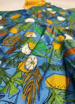 Fruit + leaf print skater dress - ref 197 - Resale item - Approx UK 12-14