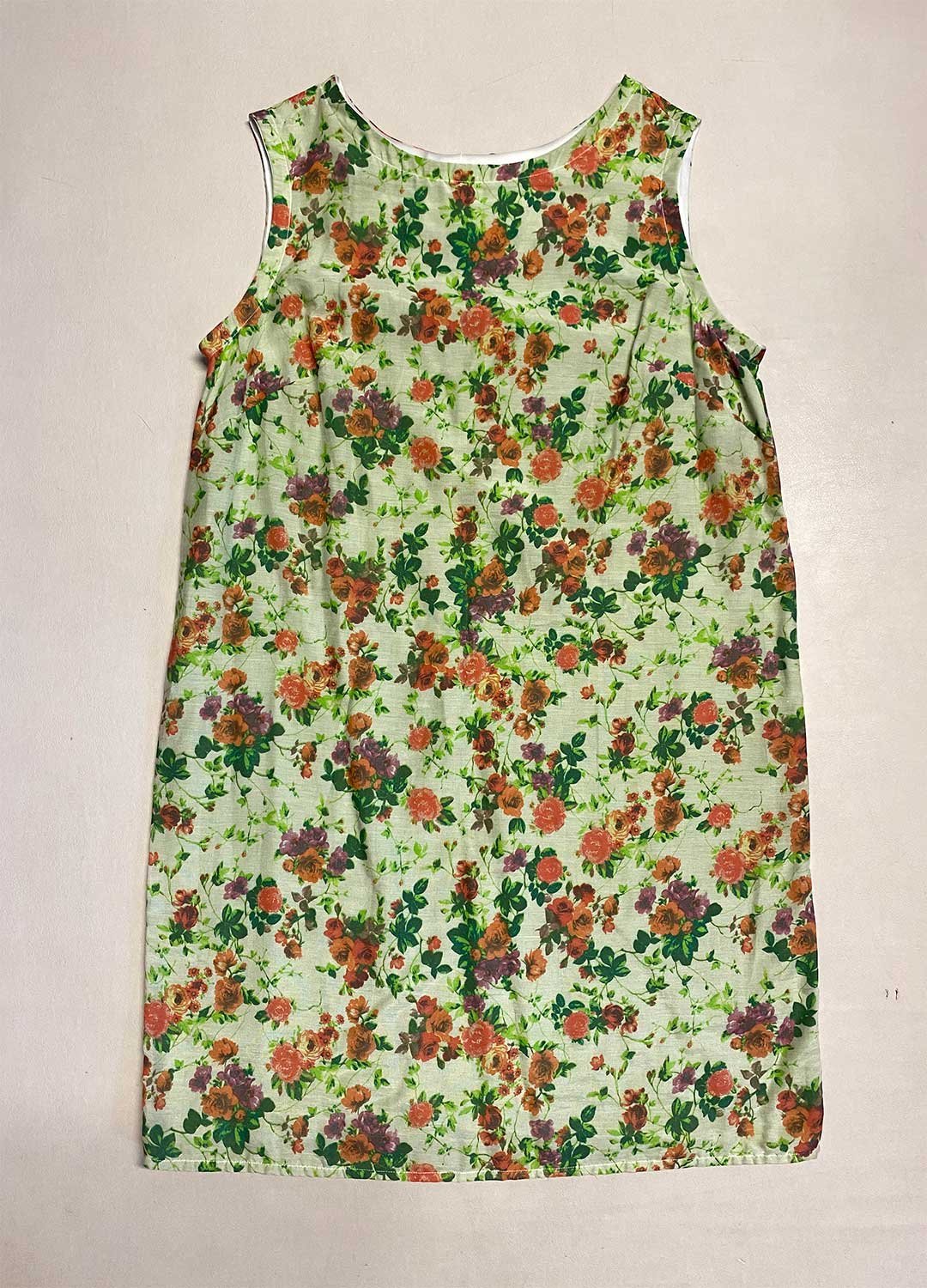 Floral cotton shift dress - ref 195 - Resale item - UK 12-14 1 Floral cotton shift dress - ref 195 - Resale item - UK 12-14