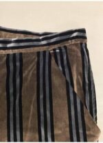 Brown Striped Trousers - ref 109 - Resale item - Approx 18-20