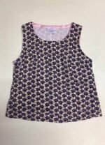 Purple Floral Tee - ref 111 - Resale item - Approx UK 12-14