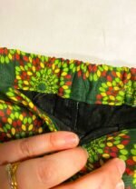 Green kaleidoscope print cotton shorts - ref 163 - Resale item - Approx UK 10-12