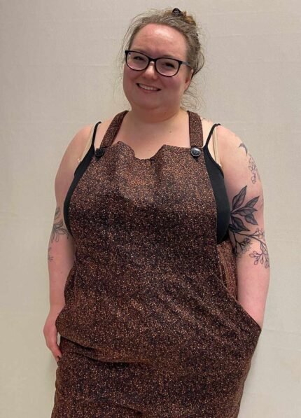 Fire Crackle Dungarees- ref 70 - Resale item - Approx 18-20