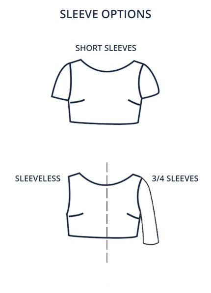 Design your own: Unlined Silk Crop-top