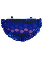 Design your own frilly half moon pouch