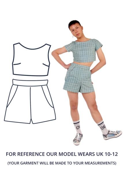 Design Your Own: Loungewear High-Waisted Shorts Two-Piece