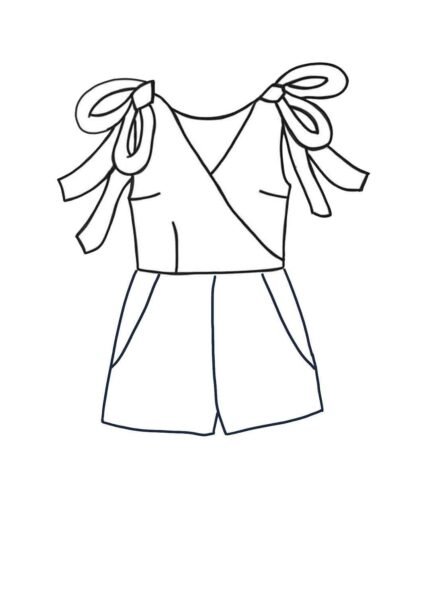 Design your own: Shorts Wrapover Jumpsuit