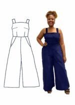 Design your own: Wide Leg Trouser Strap Jumpsuit