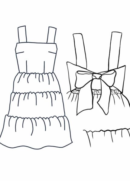 Design your own: Tiered Back-Bow Strap Dress