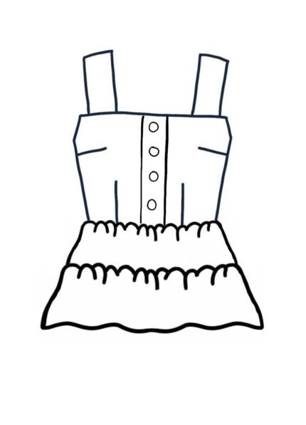 Design your own: Tiered Strap Button-up Top
