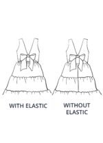 Design your own: Back-Bow Tiered Dress